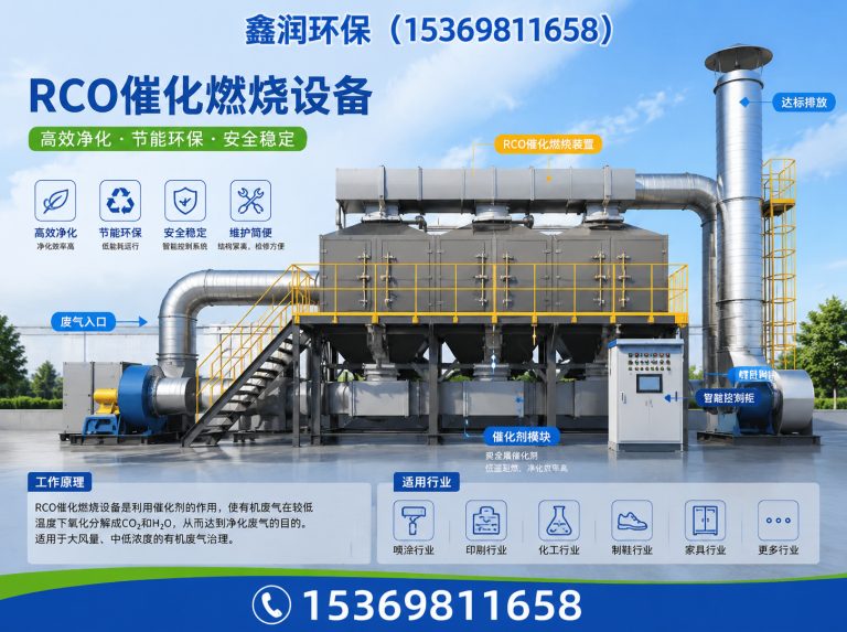 肃宁县RCO催化燃烧设备展示图